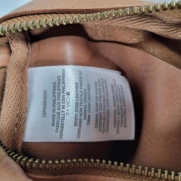 Madewell Womens The Carabiner Crossbody Bag Brown Zip Leather 7.5" Boho Festival - Picture 6 of 10